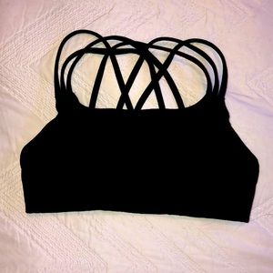 Black Athleta Bra, Size S